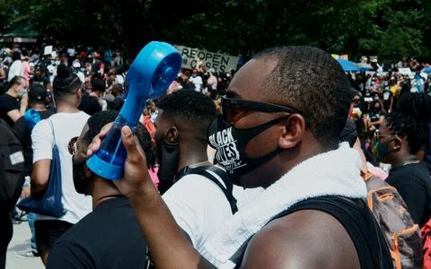 Commitment March in Washington DC, USA - 28 Aug 2020 Stock Photos