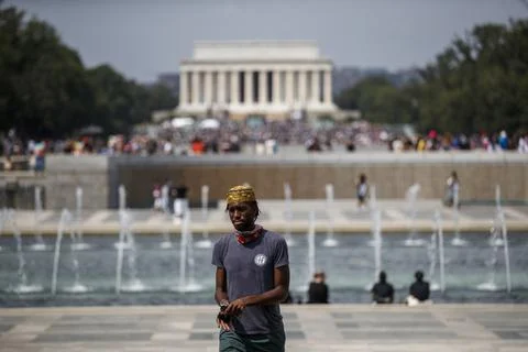 Commitment March in Washington DC, USA - 28 Aug 2020 Stock Photos