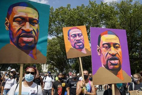 Commitment March in Washington DC, USA - 28 Aug 2020 Stock Photos