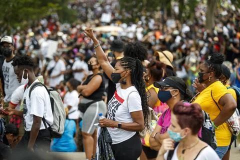 Commitment March in Washington DC, USA - 28 Aug 2020 Stock Photos