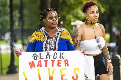 Commitment March in Washington DC, USA - 28 Aug 2020 写真素材