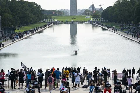 Commitment March in Washington DC, USA - 28 Aug 2020 Stock Photos