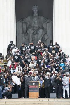 Commitment March in Washington DC, USA - 28 Aug 2020 Stock Photos