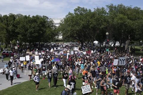 Commitment March in Washington DC, USA - 28 Aug 2020 Stock Photos