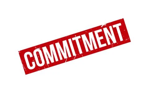 Commitment Rubber Stamp Seal Vector Stock Illustration