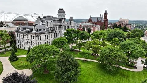 Commitment to See - Syracuse University 库存照片
