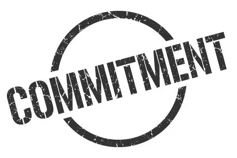 Commitment stamp Stock Illustration