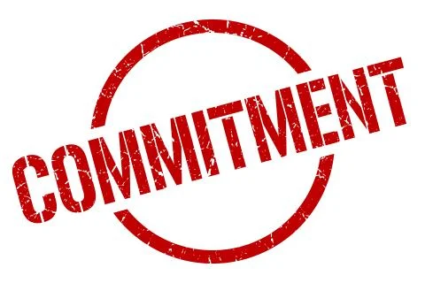 Commitment stamp イラスト素材