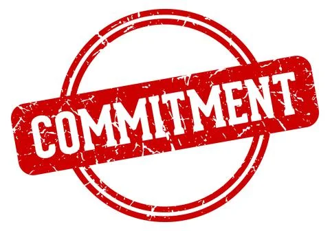 Commitment stamp 스톡 일러스트