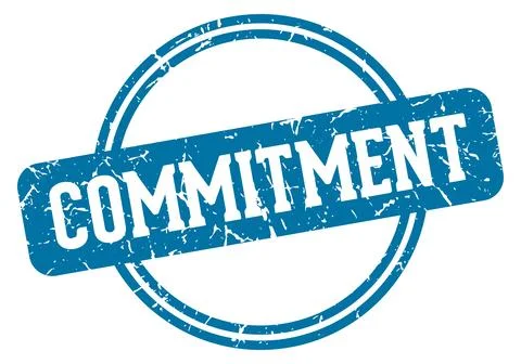 Commitment stamp Stock Illustration
