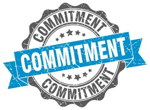 Commitment stamp. sign. seal Stockillustratie