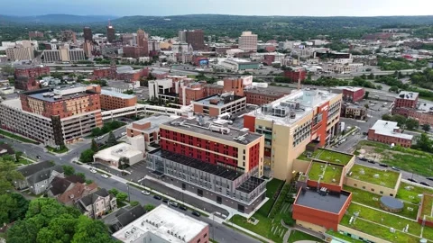Commitment to Sustainability - St. Josephs Hospital - Syracuse, NY Stock Footage 336528094