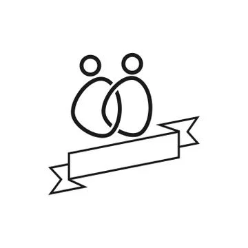 Commitment Teamwork Together Business Black Logo Illustration Vector Stock-Illustration