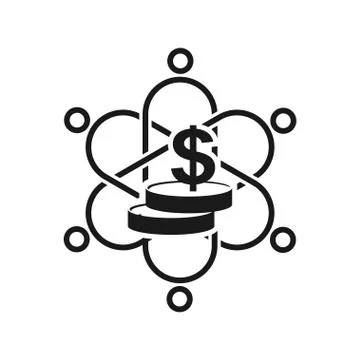 Commitment Teamwork Together Business Black Logo Illustration Vector 스톡 일러스트