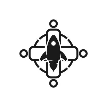 Commitment Teamwork Together Business Black Logo Illustration Vector 스톡 일러스트