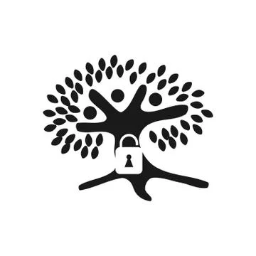 Commitment Teamwork Together Business Black Logo Illustration Vector Stock Illustration