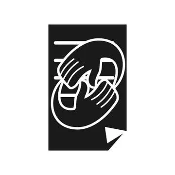 Commitment Teamwork Together Business Black Logo Illustration Vector Illustrazione stock