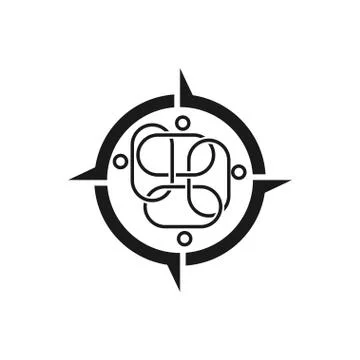 Commitment Teamwork Together Business Black Logo Illustration Vector Stock-Illustration