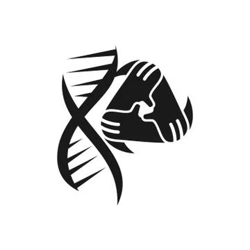 Commitment Teamwork Together Business Black Logo Illustration Vector 스톡 일러스트