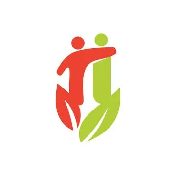 Commitment Teamwork Together Business Logo Illustration Vector 스톡 일러스트