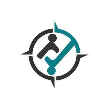 Commitment Teamwork Together Business Logo Illustration Vector Stock Illustration