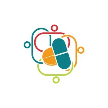 Commitment Teamwork Together Business Logo Illustration Vector 스톡 일러스트