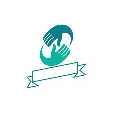 Commitment Teamwork Together Business Logo Illustration Vector イラスト素材