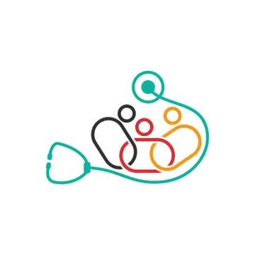 Commitment Teamwork Together Business Logo Illustration Vector Stock Illustration