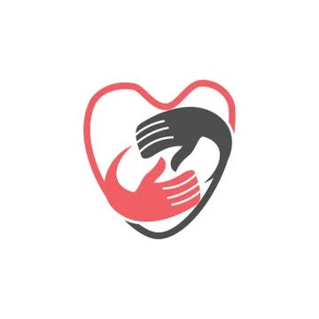 Commitment Teamwork Together Business Logo Illustration Vector Illustrazione stock