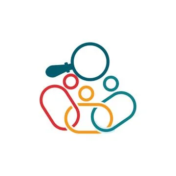 Commitment Teamwork Together Business Logo Illustration Vector Illustrazione stock