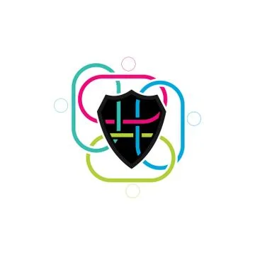 Commitment Teamwork Together Business Logo Illustration Vector 스톡 일러스트