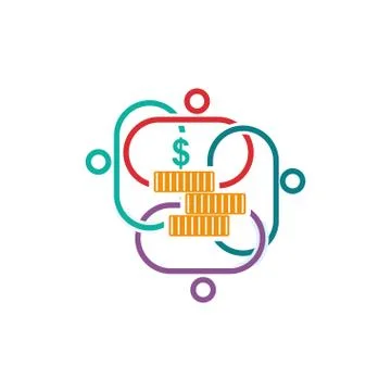 Commitment Teamwork Together Business Logo Illustration Vector Stock Illustration