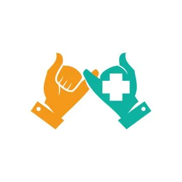 Commitment Teamwork Together Business Logo Illustration Vector Stock Illustration