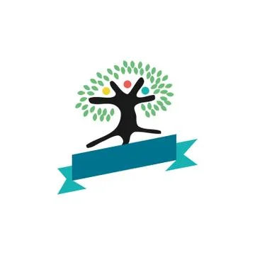 Commitment Teamwork Together Business Logo Illustration Vector Stock Illustration