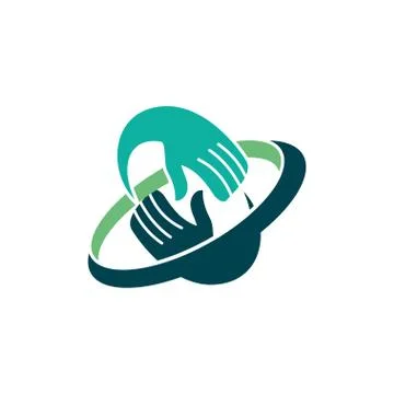 Commitment Teamwork Together Business Logo Illustration Vector 스톡 일러스트