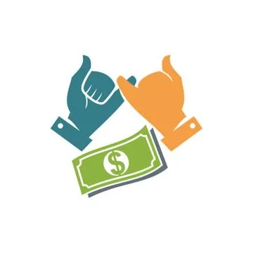 Commitment Teamwork Together Business Logo Illustration Vector 스톡 일러스트