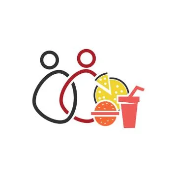 Commitment Teamwork Together Business Logo Illustration Vector Stock Illustration