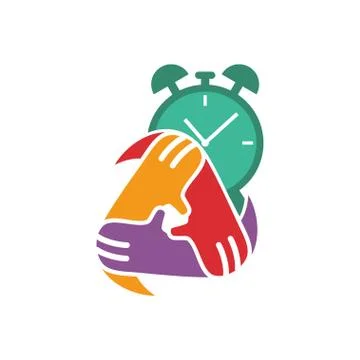 Commitment Teamwork Together Business Logo Illustration Vector Stock-Illustration