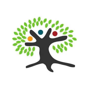 Commitment Teamwork Together Business Logo Illustration Vector Illustrazione stock