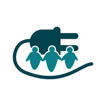 Commitment Teamwork Together Business Logo Illustration Vector Illustrazione stock