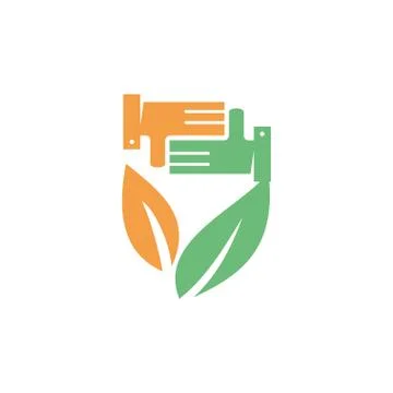 Commitment Teamwork Together Business Logo Illustration Vector Stock Illustration