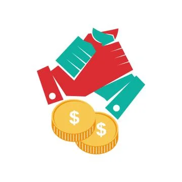 Commitment Teamwork Together Business Logo Illustration Vector 스톡 일러스트