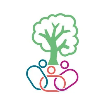 Commitment Teamwork Together Business Logo Illustration Vector 스톡 일러스트