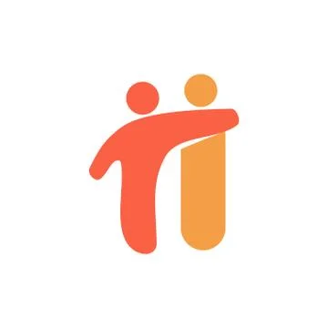 Commitment Teamwork Together Business Logo Illustration Vector 스톡 일러스트