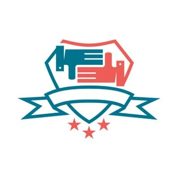 Commitment Teamwork Together Business Logo Illustration Vector Illustrazione stock