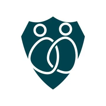 Commitment Teamwork Together Business Logo Illustration Vector Stockillustratie