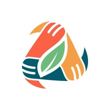 Commitment Teamwork Together Business Logo Illustration Vector Illustrazione stock