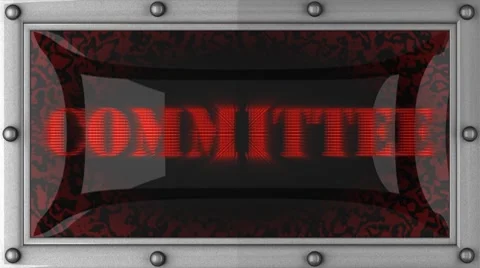 Committee on led Stock Footage 8685476