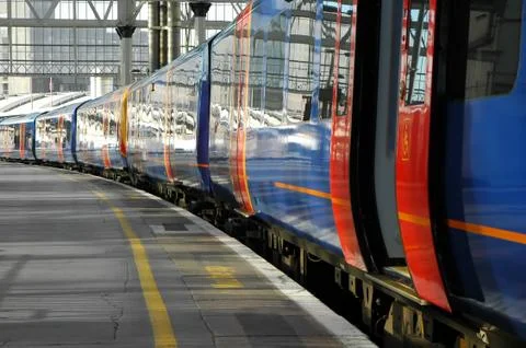 Commmuter train Stock Photos