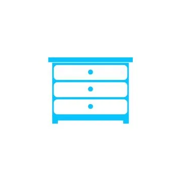 Commode icon flat. Stock Illustration